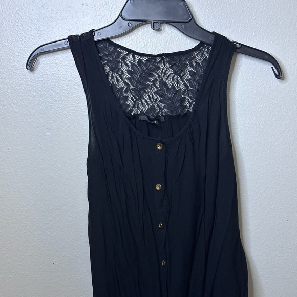 Papaya Women Sleeveless black blouse top size small - Picture 2 of 9